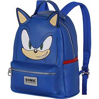 KARACTERMANIA Sonic the Hedgehog: Heady Sonic Face - Zaino (Blu/Crema/Rosso)