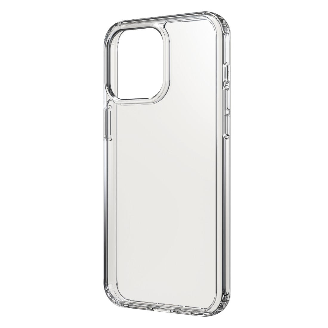 Eine transparente Handyhülle, die das Design des Telefons zeigt.