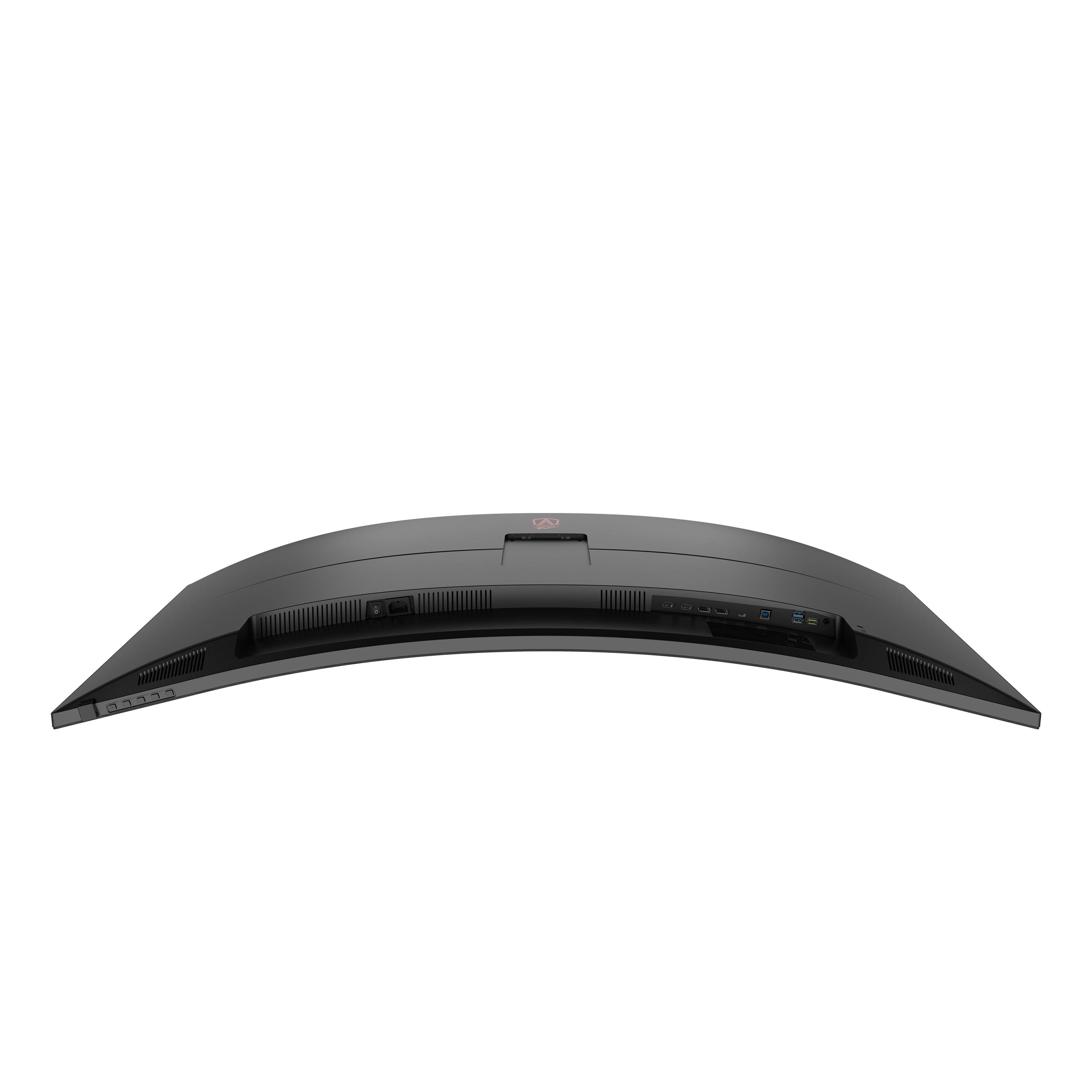 AOC Gaming Monitor AG493UCX2 Curved, 49 Zoll, DQHD, 4ms, 550cd, HDR10, 165Hz, 32:9, D-HDR 400, Schwarz 49 Zoll Gaming Monitor, QHD, 4 ms Reaktionszeit, 550 cd/m², 165 Hz, Schwarz/Rot