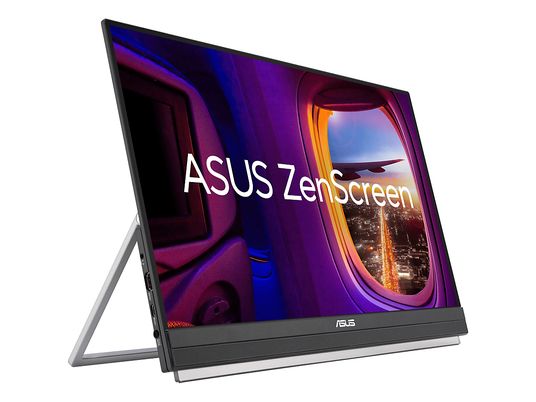 ASUS ZenScreen MB229CF - Monitor, 21.5 ", Full-HD, 100 Hz, Schwarz