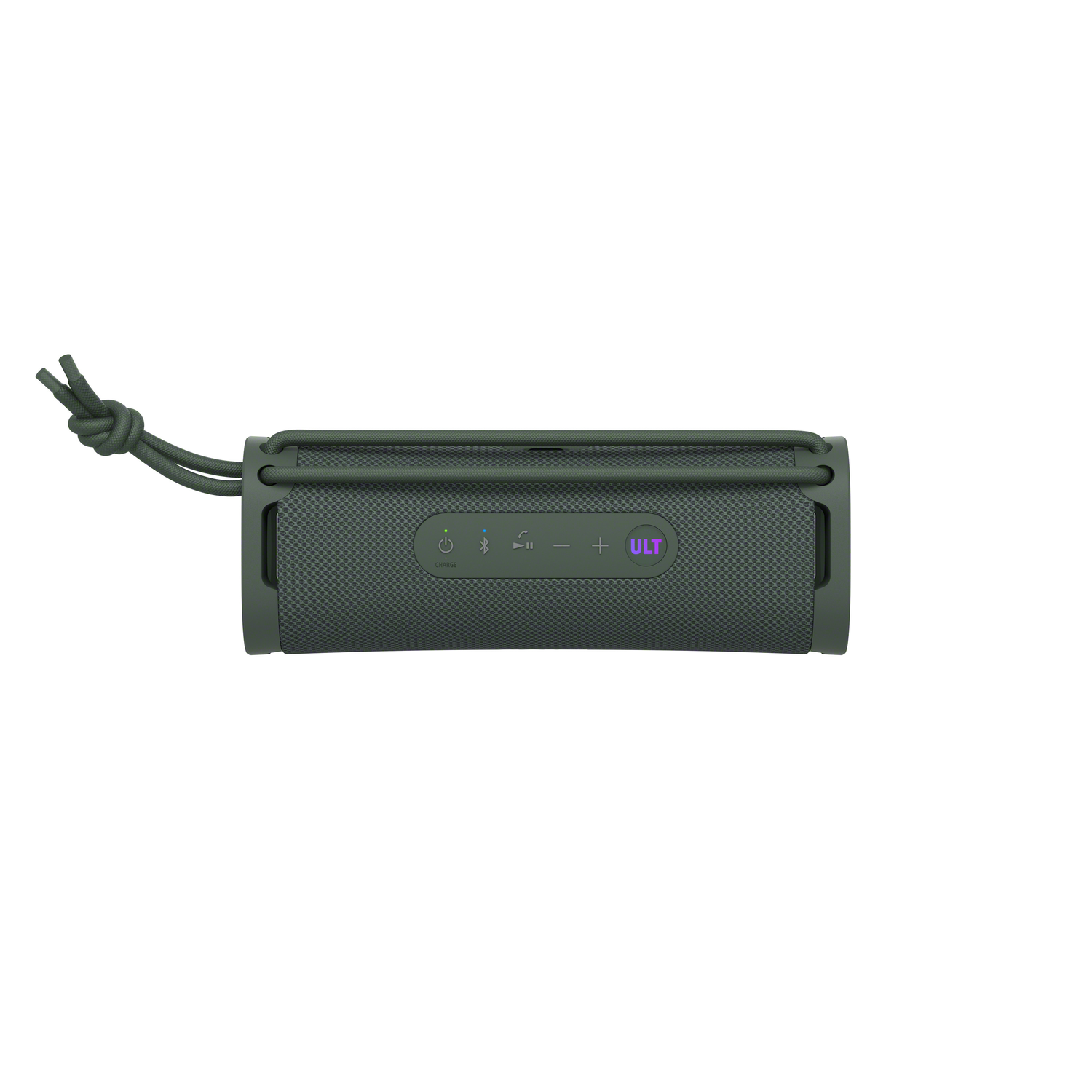 Green speaker. Buttons on top with the ULT logo.