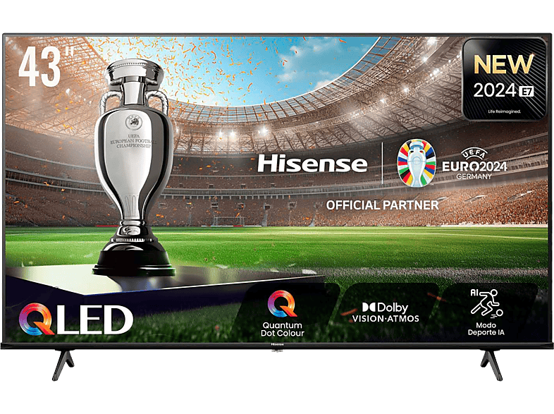 TV QLED 43" | Hisense 43E7NQ