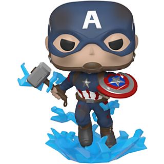 FUNKO UE Pop! Avengers Endgame - Captain America met Schild en Mjölnir