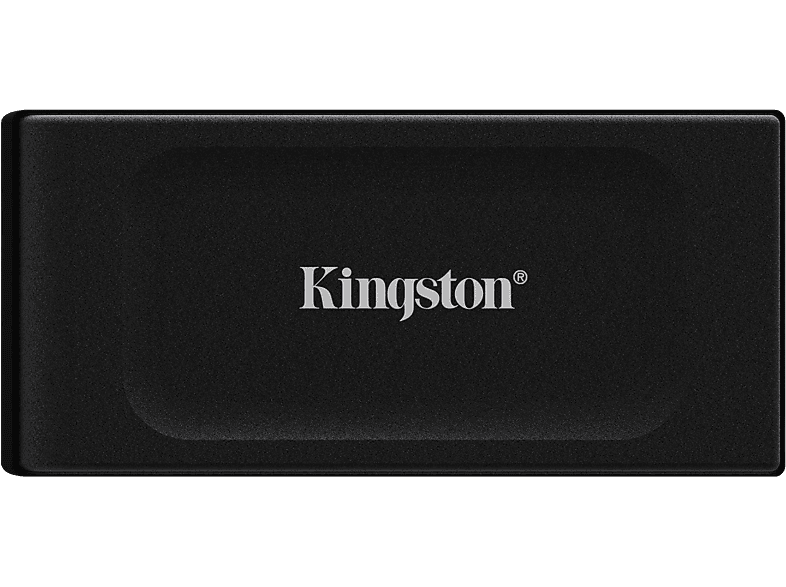 KINGSTON 2TB XS1000 SSD Festplatte, USB-C 3.2 Gen2, Extern, R1050/W1000 MB/s, Schwarz