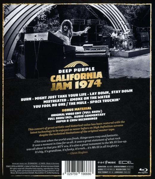 Albumcover mit Text und einem Bild eines Mannes, der Keyboard spielt, und einer Band.