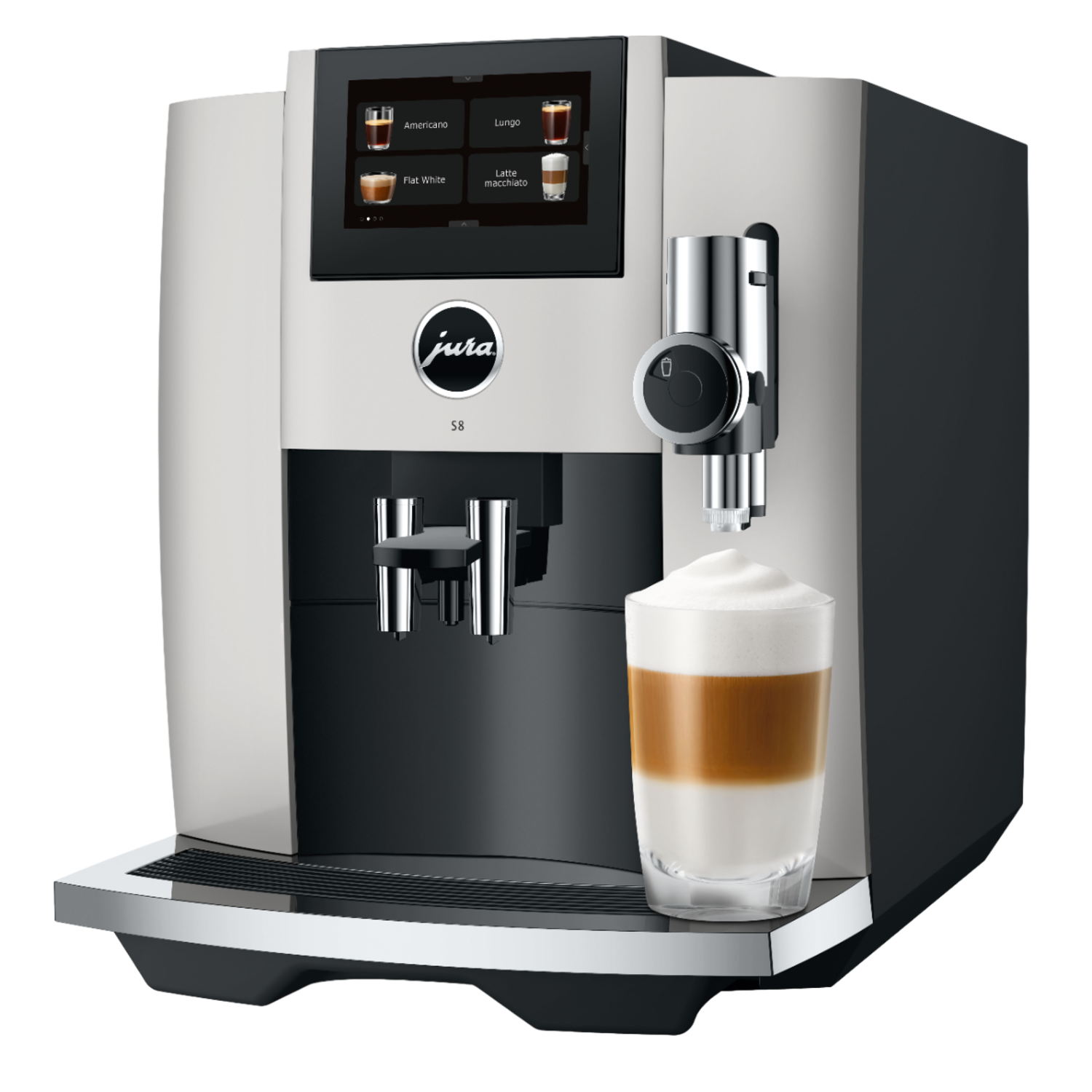 Jura S8 (eb) Volautomatische Espressomachine Platina