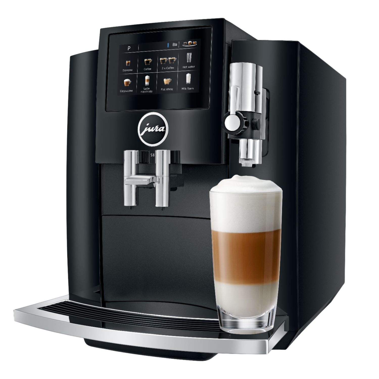 Jura S8 (eb) Volautomatische Espressomachine Piano Black