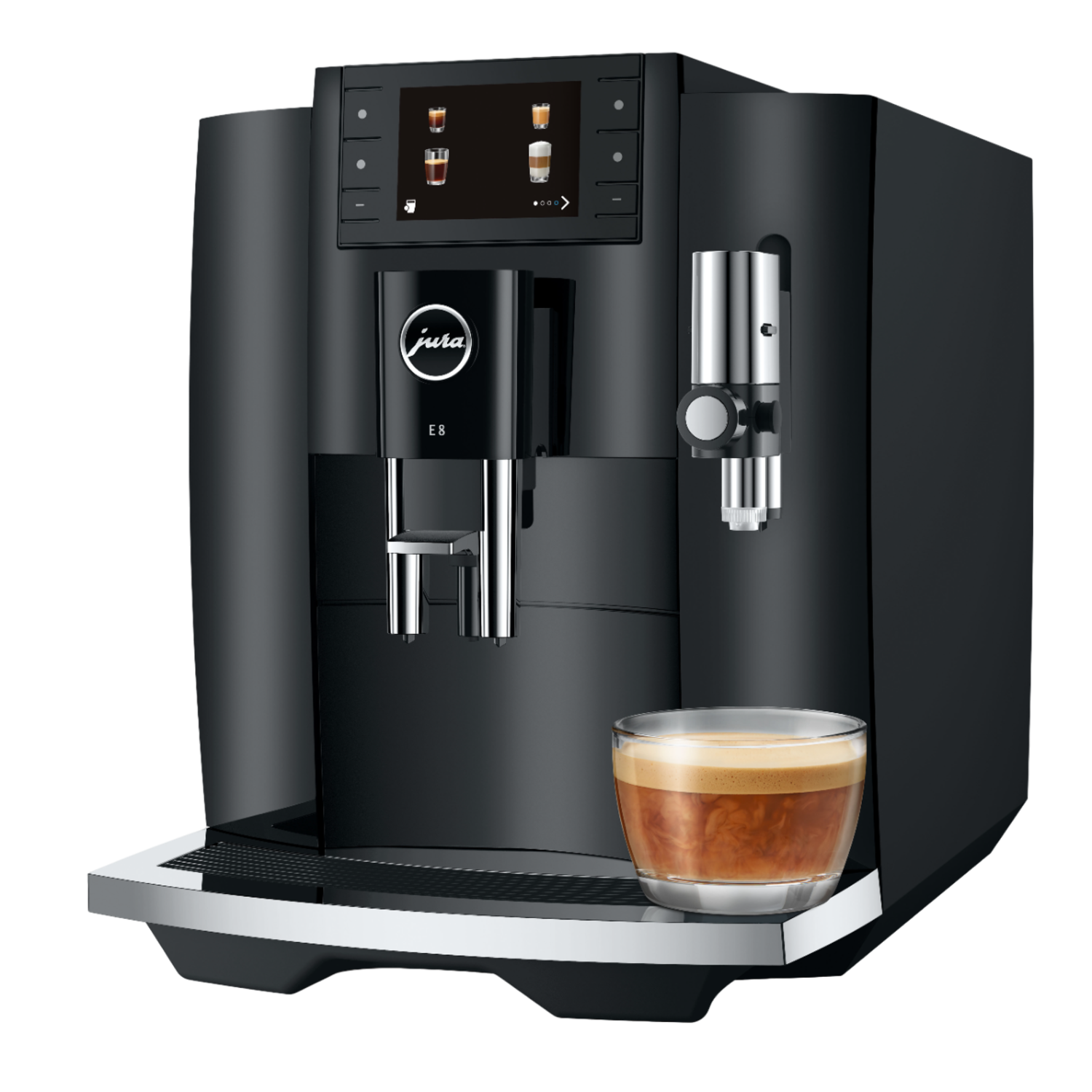 Jura E8 (ec) Volautomatische Espressomachine Piano Black