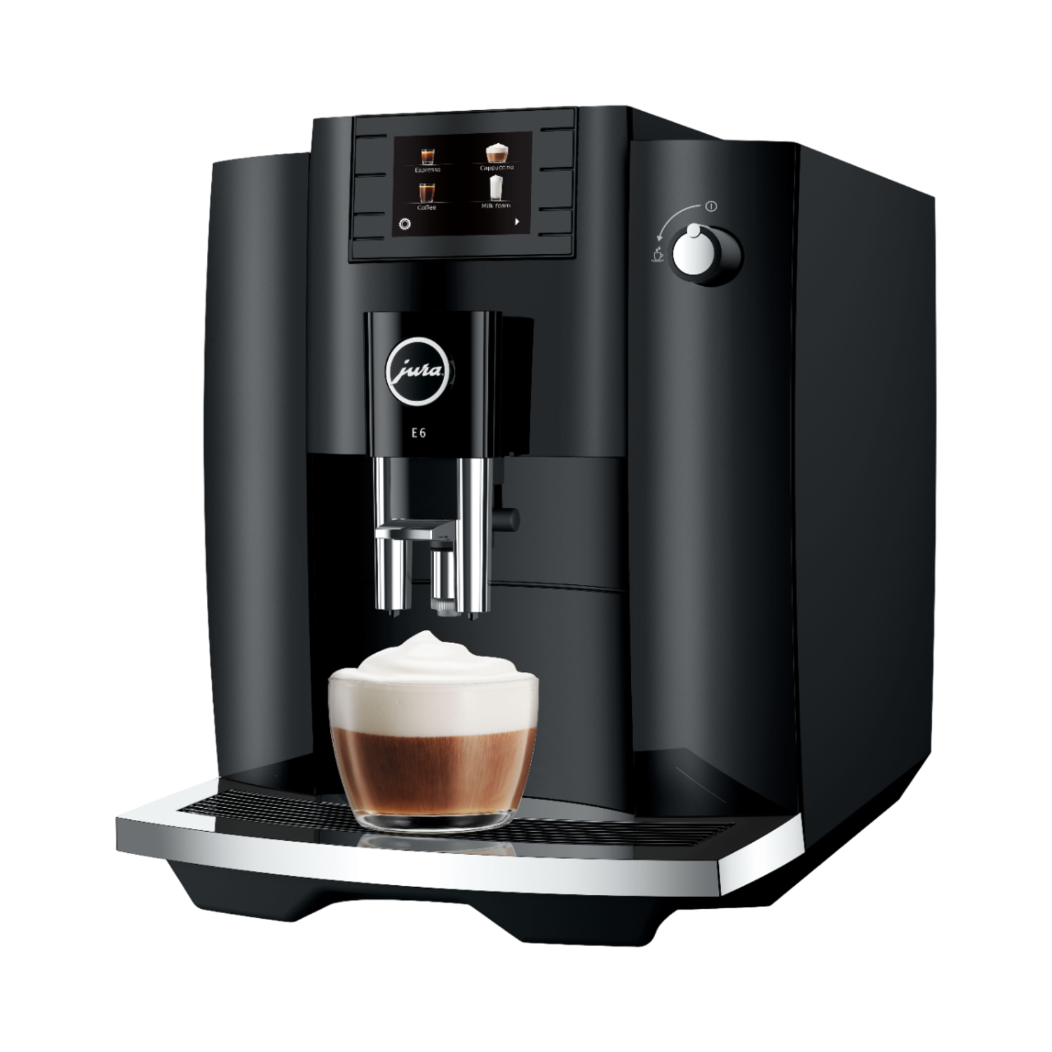 Jura E6 (ec) Volautomatische Espressomachine Piano Black