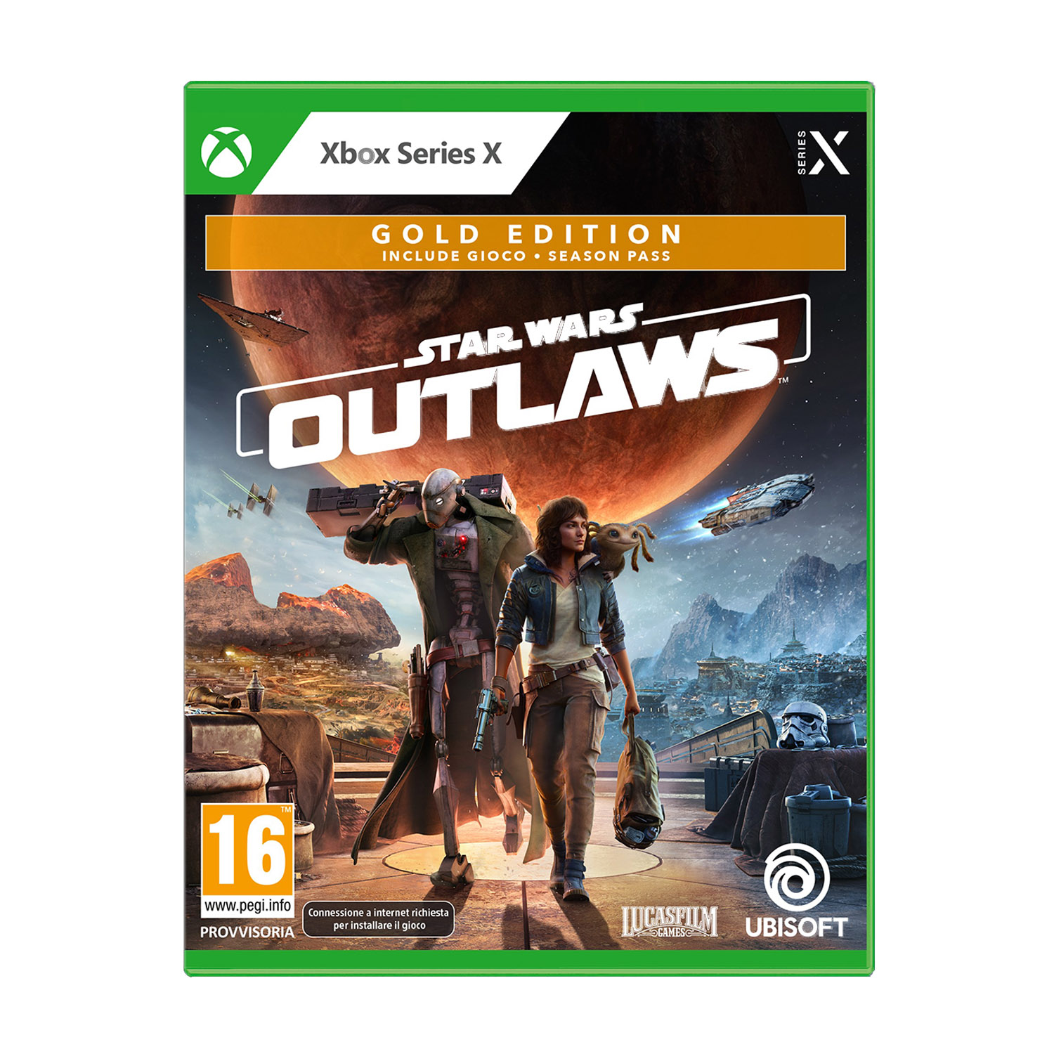 Star Wars Outlaws Gold Edition - Gioco Xbox Series X