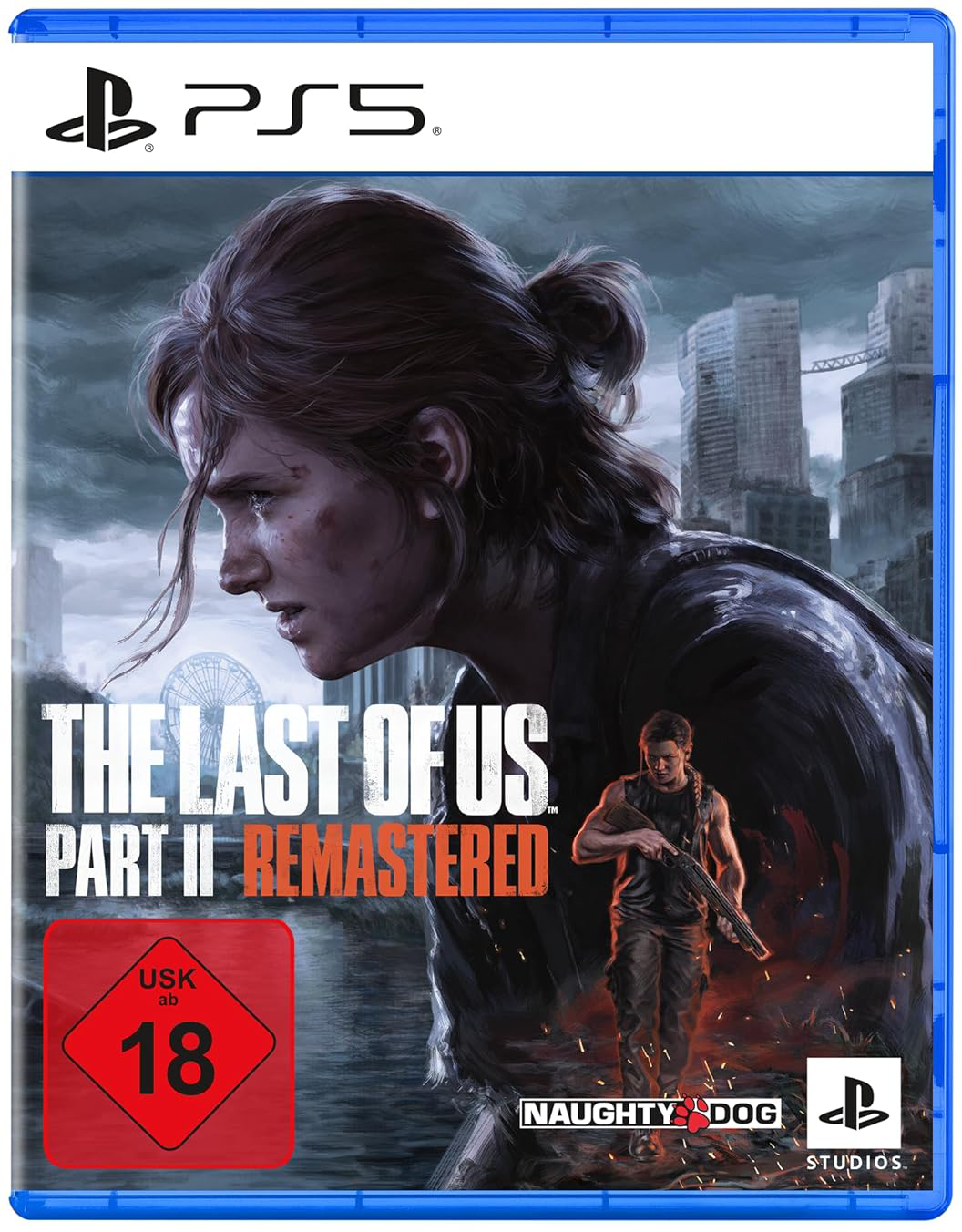 A The Last of Us Part II Remastered PS5-ös játék borítója.