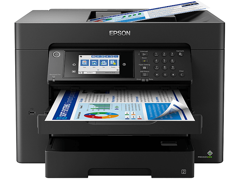 Epson Stampante Inkjet WorkForce Wf-7840Dtwf, Inkjet