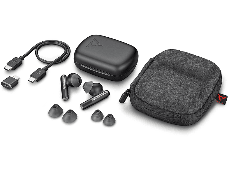Thumbnail - POLY Voyager Free 60 UC, In-ear Kopfhörer Schwarz