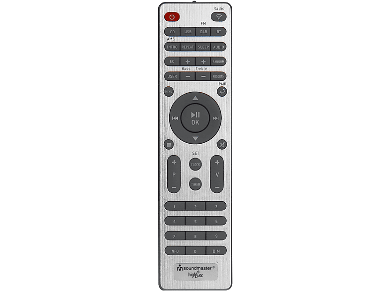 SOUNDMASTER ICD2023WE Radio, Digitaltuner, DAB+, FM, Internet Bluetooth, Weiß