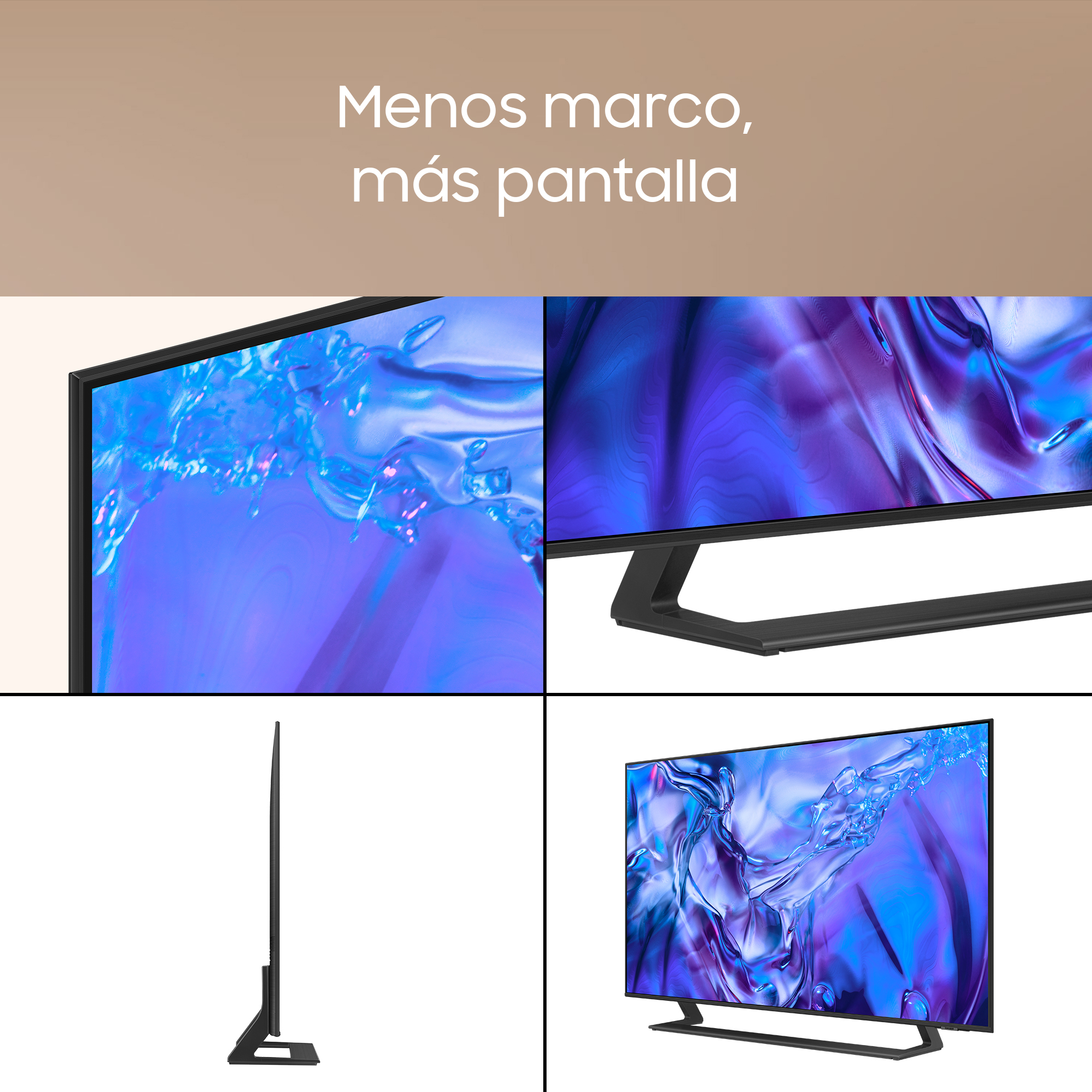 TV LED 50" - Samsung TU50DU8505KXXC, UHD 4K, Procesador Crystal 4K, Smart TV, DVB-T2 (H.265), Titan Gray