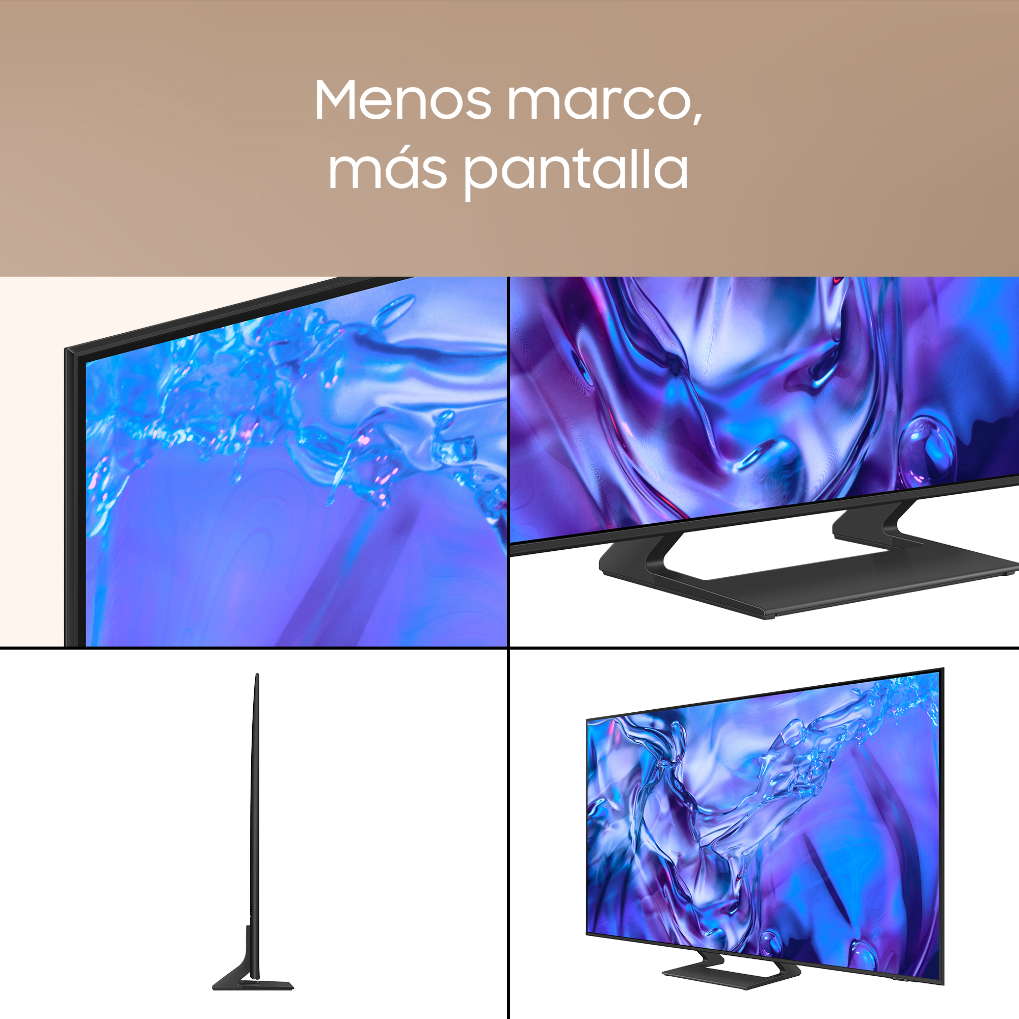 TV LED 55" - Samsung TU55DU8505KXXC, UHD 4K, Procesador Crystal 4K, Smart TV, DVB-T2 (H.265), Titan Gray