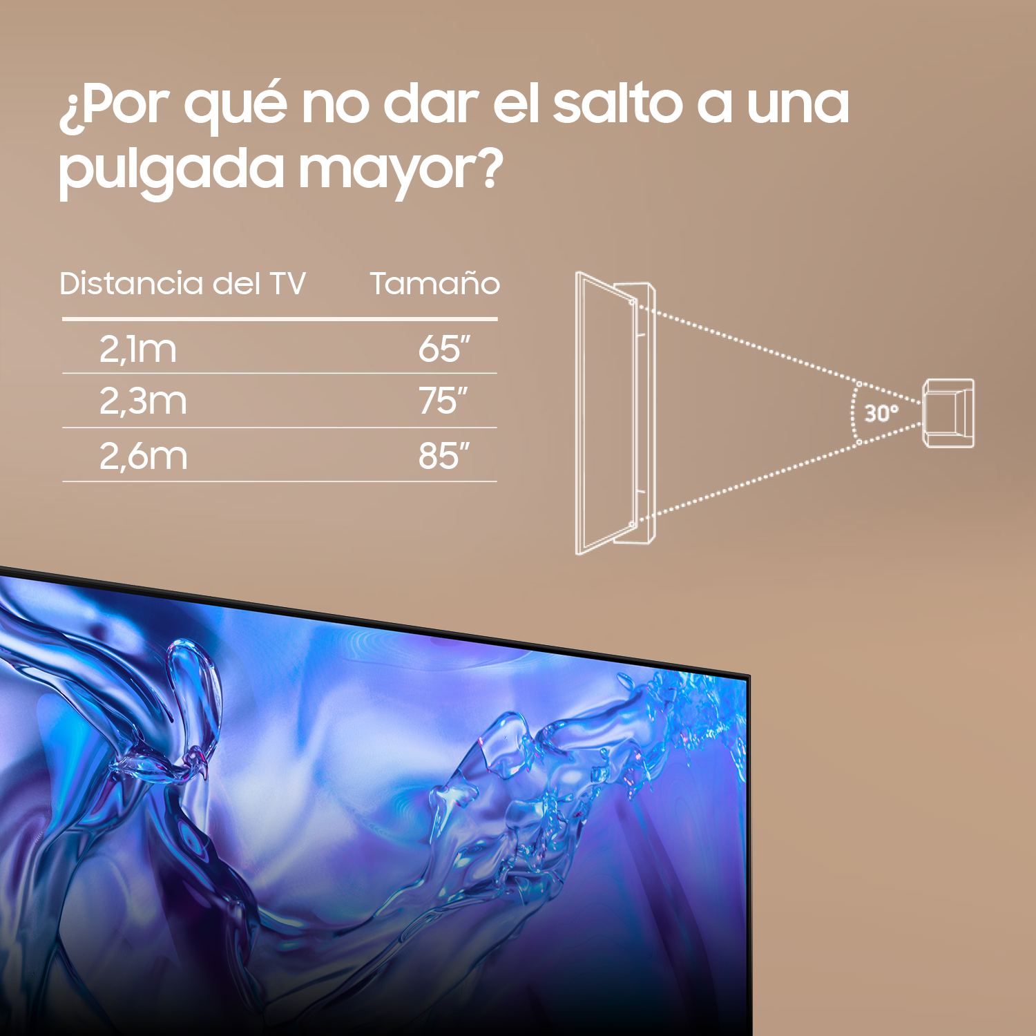 TV LED 65" - Samsung TU65DU8505KXXC, UHD 4K, Procesador Crystal 4K, Smart TV, DVB-T2 (H.265), Titan Gray