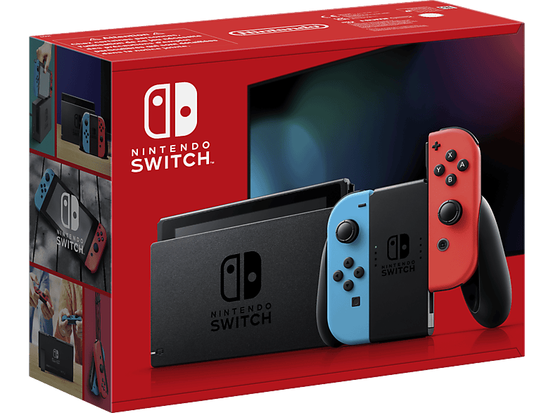 NINTENDO Switch Neon-Rot / Neon-Blau Spielekonsole
