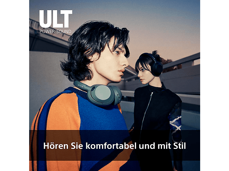 Sony ULT wear Bluetooth Kopfhörer mit Noise Cancelling, bis zu 30h Akkuleistung, IOS/Android, der gleiche Prozessor wie WH-1000XM5, Schwarz; Bluetooth-Kopfhörer — Foto 4 von 5