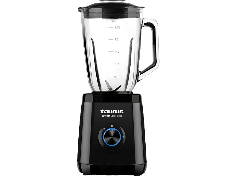 Licuadora - Taurus JB1503C, 1500 W , 1,5 L, Negro