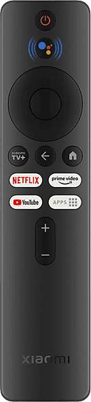 Fekete Xiaomi TV távirányító.