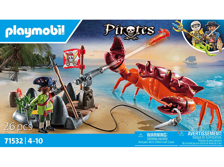 Playmobil 71532 Kampf gegen die Risenkrabbe (4-10 Jahren); Spieleset