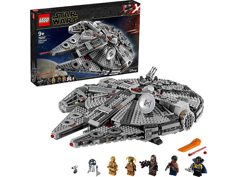 LEGO 75257 Star Wars Millennium Falcon Bausatz Mehrfarbig Bausatz kaufen SATURN