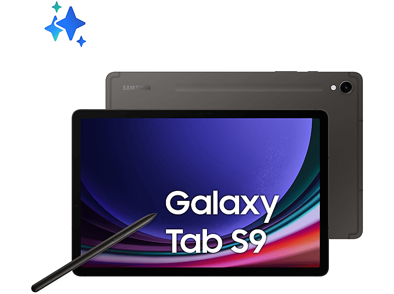 Tablet SAMSUNG Galaxy Tab S9 12+256GB, 256 GB, 11 pollici, Graphite