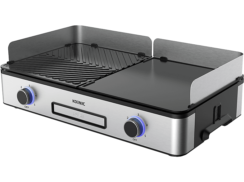 KOENIC KTG 2424 M Tischgrill, Edelstahl (2400 Watt)