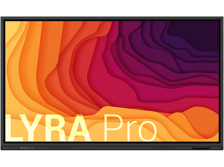 Newline TT-8623QA Lyra Pro, 86, UHD 4K, 5 ms, Táctil, Android 11, Wi-Fi 6, Bluetooth, Multiusuario, Google EDLA, 8GB RAM, 128GB, Negro