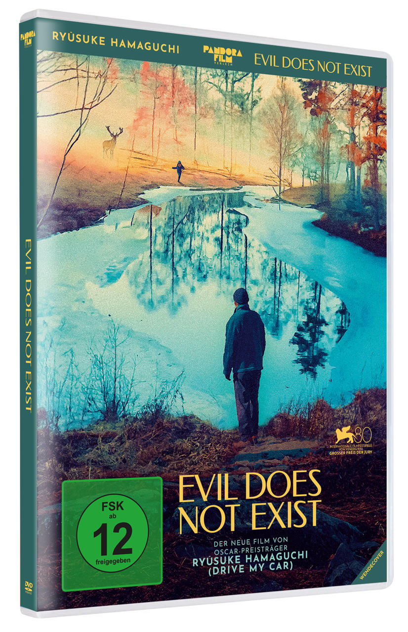 DVD-Hülle mit Filmplakat. Ein Mann im Wald und ein Fluss.
