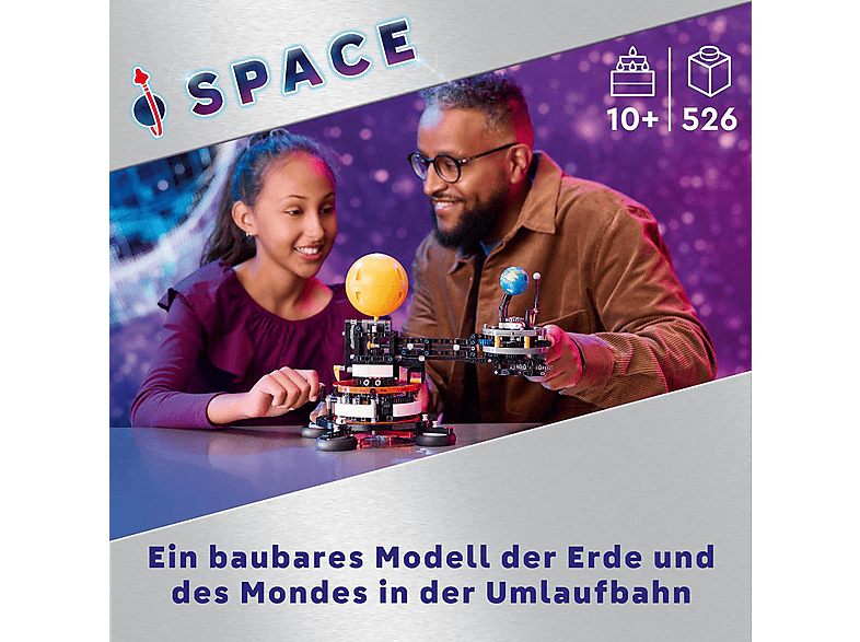 Thumbnail - LEGO Technic 42179 Sonne Erde Mond Modell Bausatz, Mehrfarbig