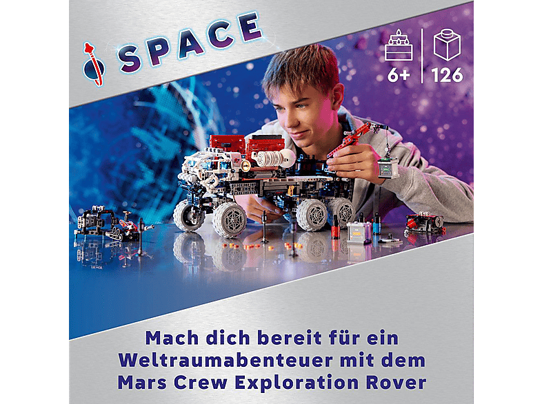 Thumbnail - LEGO Technic 42180 Mars Exploration Rover Bausatz, Mehrfarbig