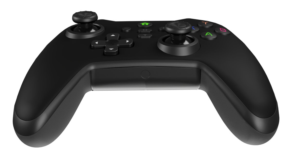 Białe i niebieskie pudełko z czarnym kablem HDMI w środku.