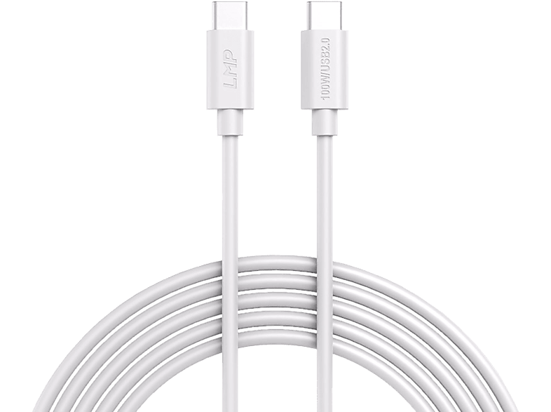 LMP USB-C - Lade- und Datenkabel (Weiss)
