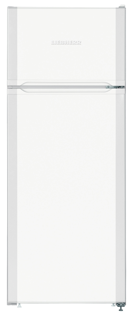 Weißer Kühlschrank mit dem Markennamen LIEBHERR.