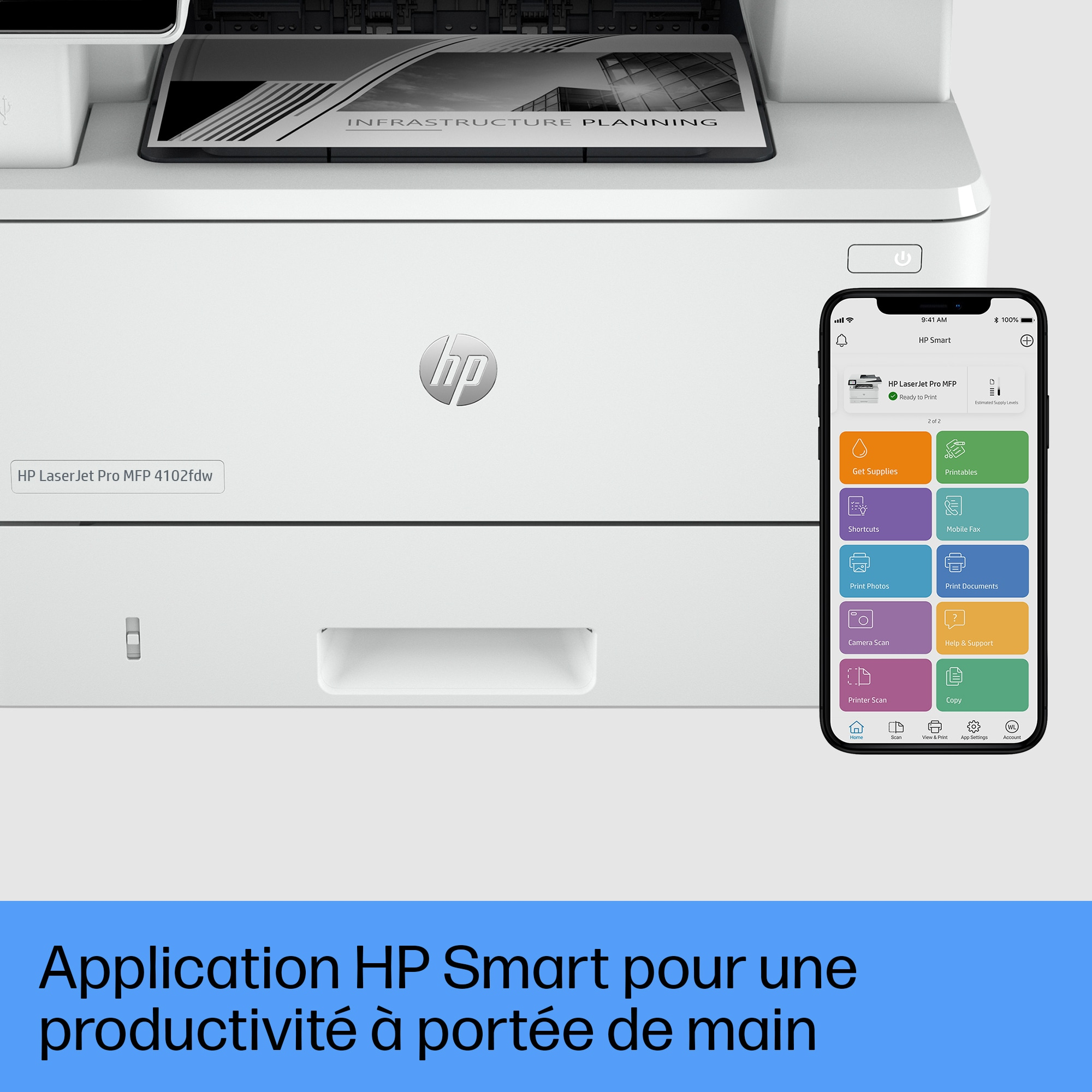 HP "2Z624F#BAZ" Laser Stampante multifunzione WLAN Connettibile alla rete