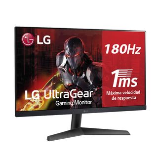Monitor gaming - LG 24GS60F-B, 24", Full-HD, 1 ms, 180 Hz, HDMI x1, DisplayPort 1.4, Negro