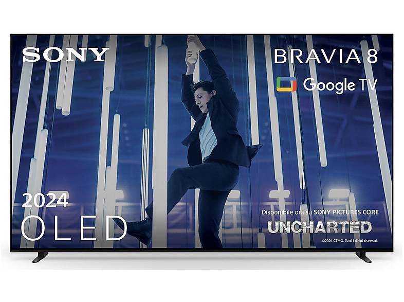 Sony Bravia 8 Tv Oled, 65 Pollici, Oled 4K