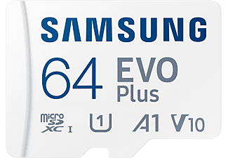 SAMSUNG EVO Plus microSD memóriakártya, 160/120 MB/s, 64 GB (MB-MC64SA/EU)