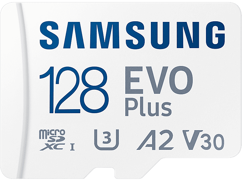 SAMSUNG EVO Plus microSD memóriakártya, 160/120 MB/s, 128 GB (MB-MC128SA/EU)