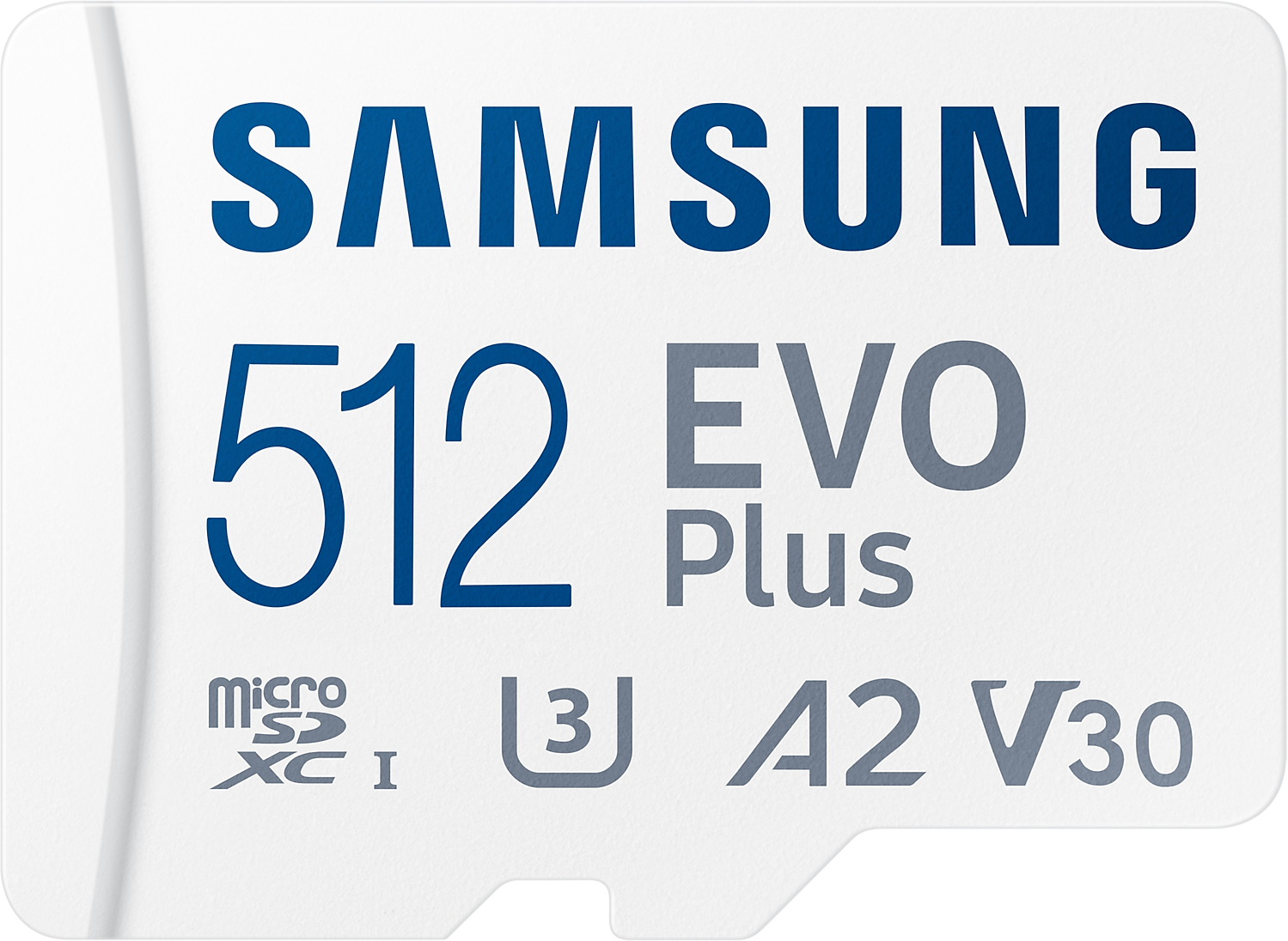 SAMSUNG EVO Plus microSD memóriakártya, 160/120 MB/s, 512 GB (MB-MC512SA/EU)