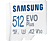 SAMSUNG EVO Plus microSD memóriakártya, 160/120 MB/s, 512 GB (MB-MC512SA/EU)