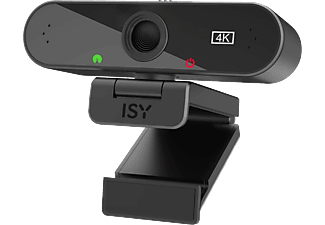 ISY 4K USB Webkamera, 3840x2160, fekete (IW-3000)