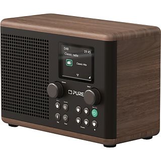 PURE DIGITAL Classic H4 - Radio numérique (DAB+, FM, café noir/noyer)