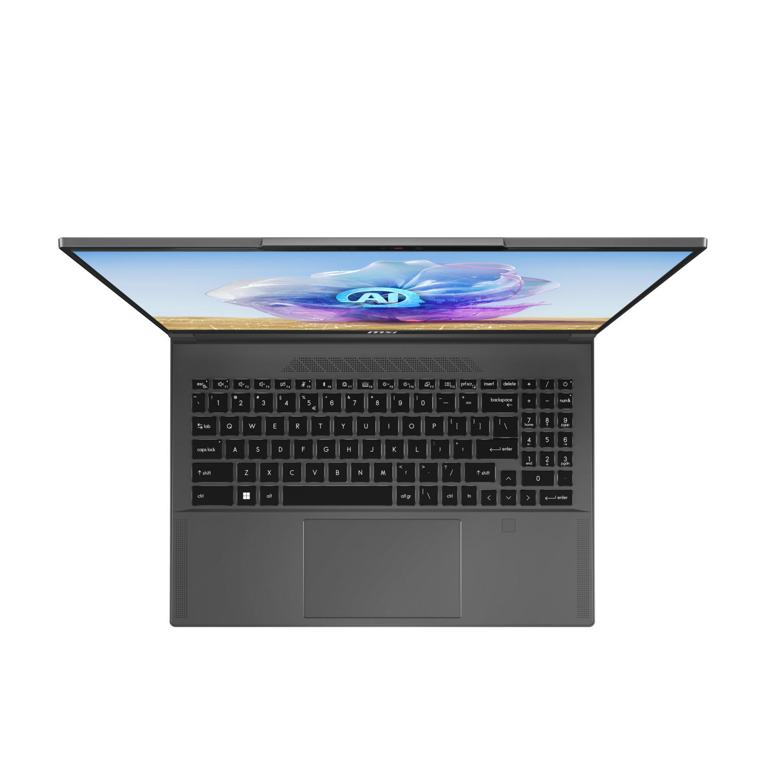 MSI Creator 16 AI Studio A1VHG-095BE - 16 pouces - UHD 4K - Intel Core Ultra 9 185H - 64 GB - 2 TB - GeForce RTX™ 4080