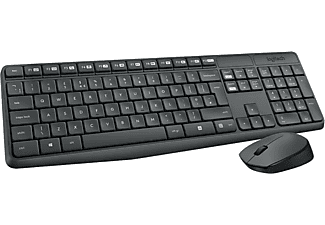 LOGITECH MK235 USB Alıcılı Kablosuz Türkçe Q Klavye Mouse Seti - Siyah Outlet 1162988