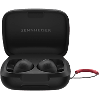 MediaMarkt SENNHEISER MOMENTUM Sport Oordopjes Zwart aanbieding