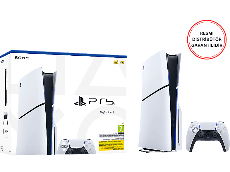 SONY Playstation 5 Slim Oyun Konsolu Beyaz_0