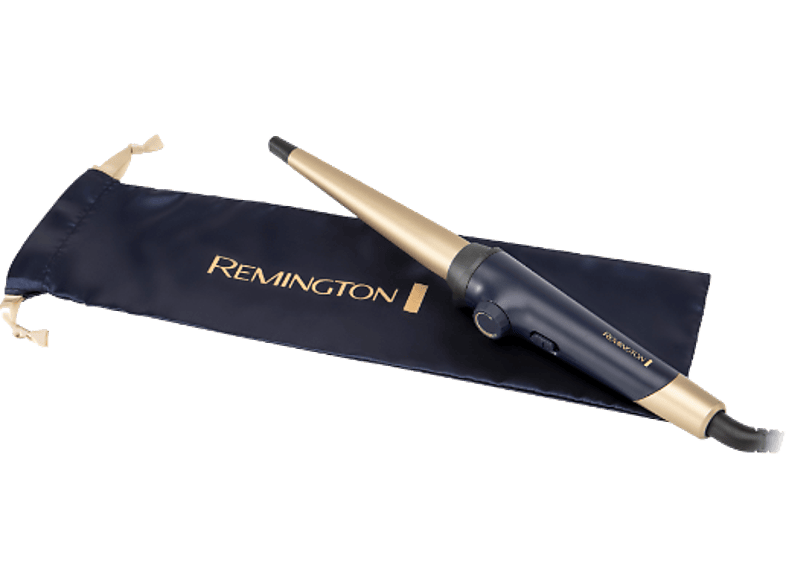 Rizador - Remington CI5805 Sapphire Luxe, Cilindro cónico 13-25 mm, 130°C 200°C, Azul Marino
